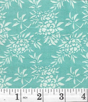 Flower Bush - teal